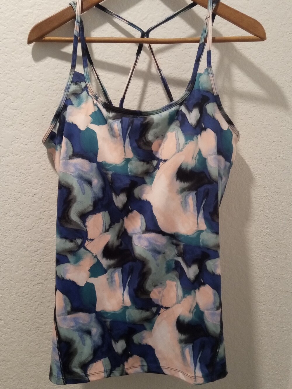 2 For $22 - Women’s Strappy Tank Top in Blue & Pink - Unbranded